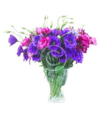 Violet Eustoma Bouquet